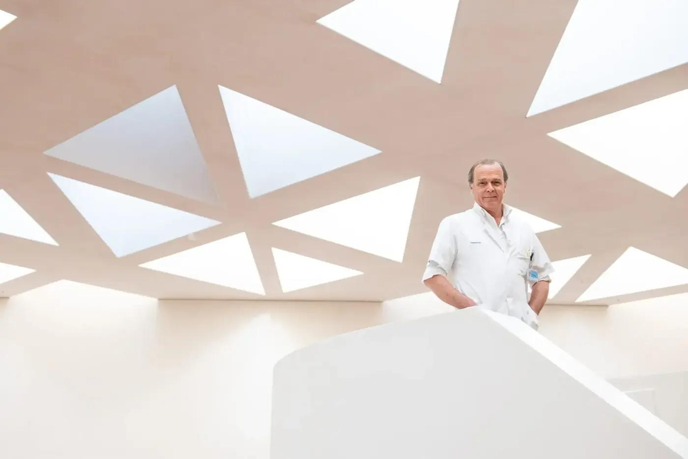 Prof. dr. Casper van Eijck in het ziekenhuis.