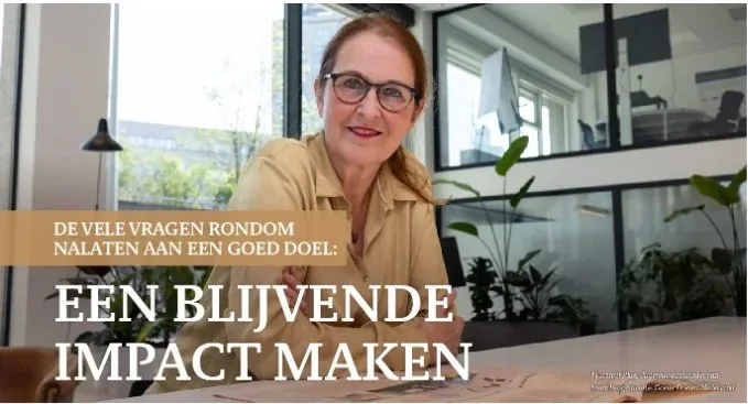 Beeld bij het artikel over blijvende impact maken.
