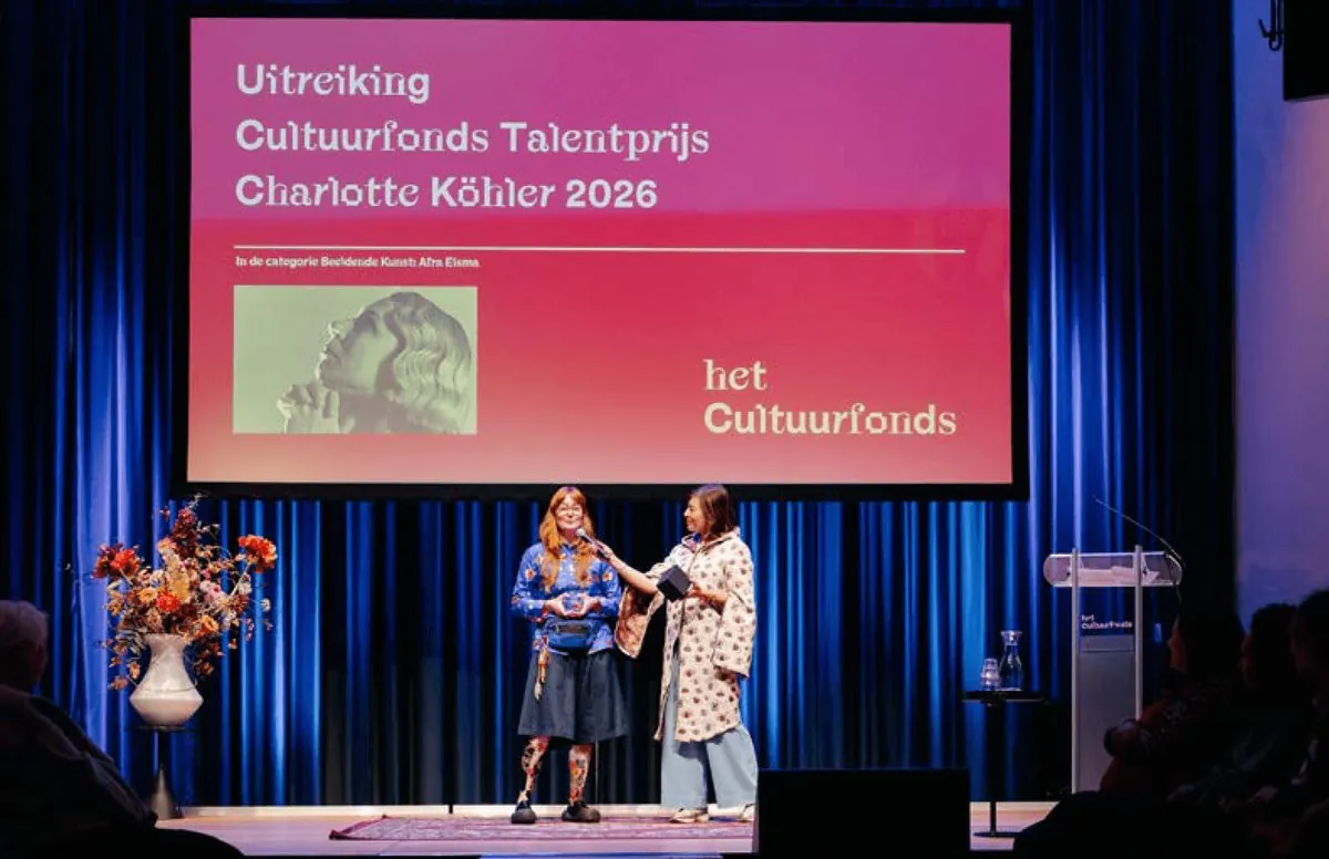 Beeld bij het artikel over de Cultuurfonds Talentprijs.